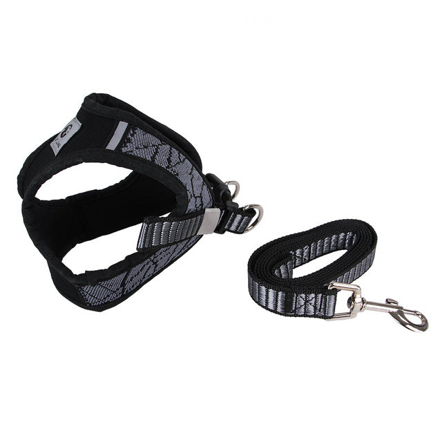 Reflective Dog Harness and Leash