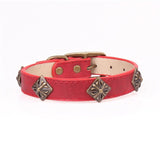 PU Leather Black Pet Dog Collars