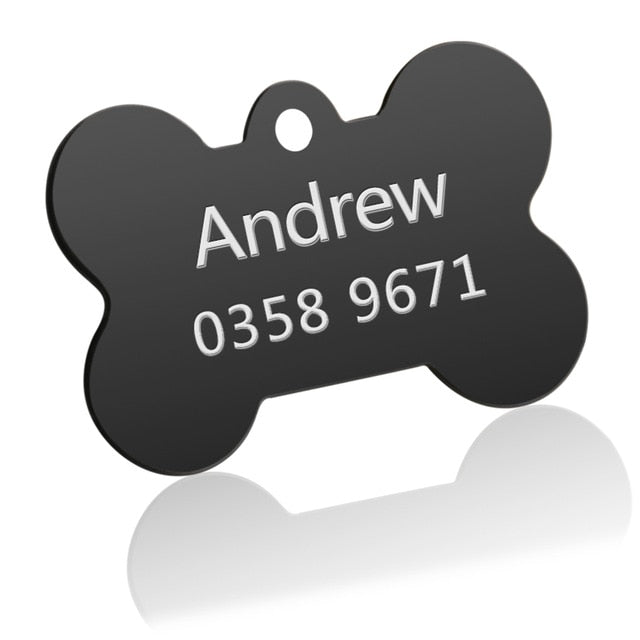 Customized Dogs Collars Harnesses Dog Sheet Personalized Dogs ID Tag Cats Collar Dog Name Phone Pet Product3