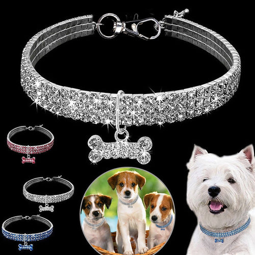 Exquisite Bling Crystal Dog