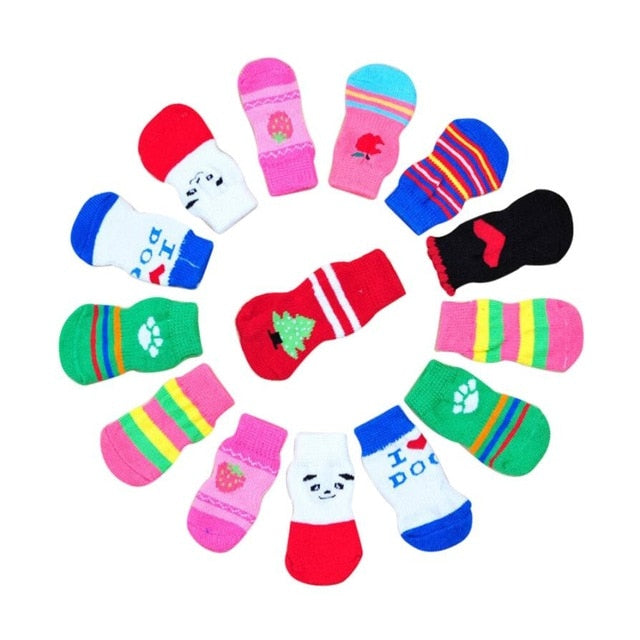 Pet Clothes 2019 Cute 4Pcs Cute Puppy Dogs