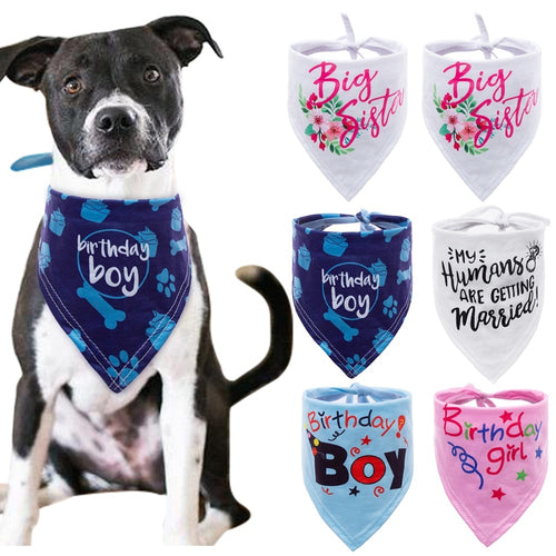 6 colors Dog Bandana