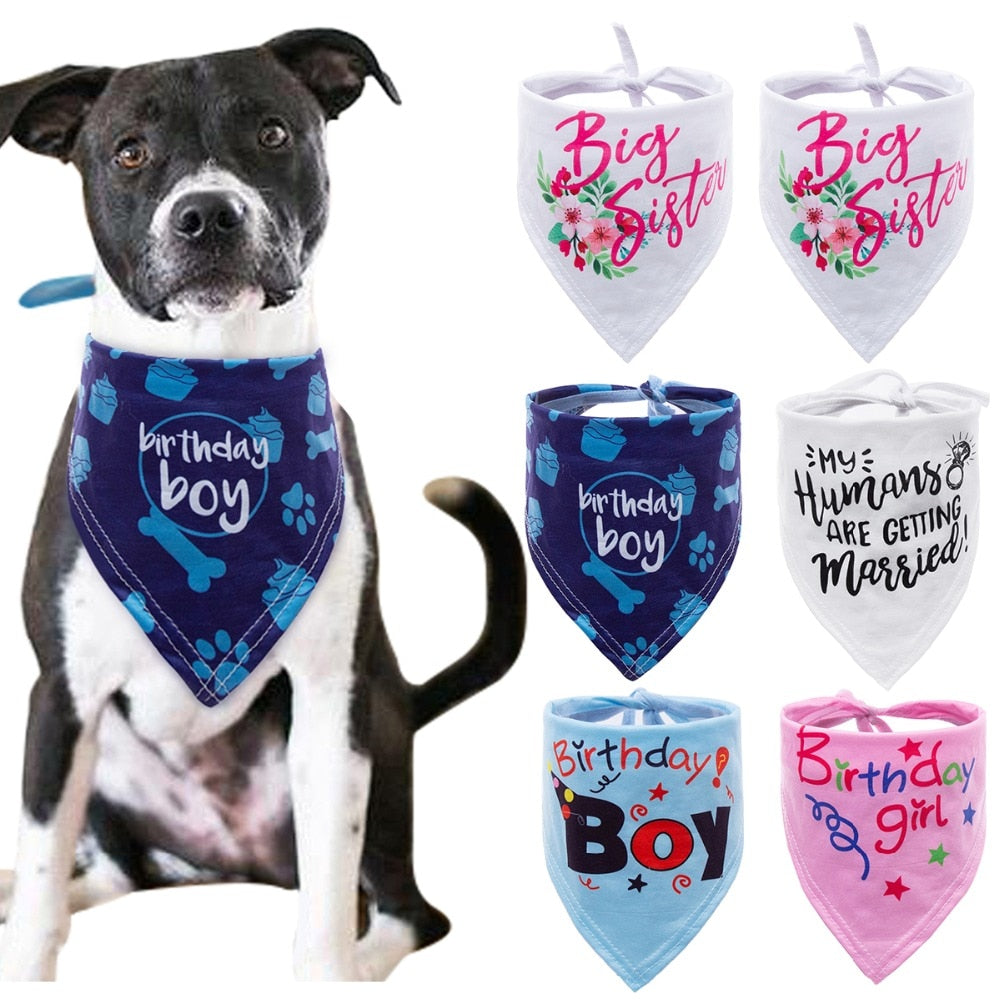 6 colors Dog Bandana