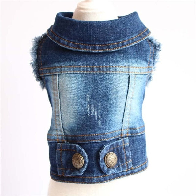 New 2019 Denim Pet Dog Clothes