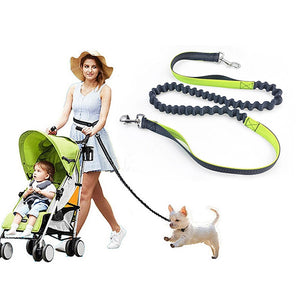 Elastic Waist Dog Leash for Running Jogging Sports