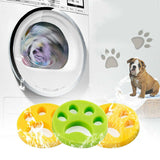 2PCS FurZapper Reusable Ball Laundry Pet Hair  Filter Washing Machine Laundry Hair Catcher Cleaning Ball Laundry Fur Remover