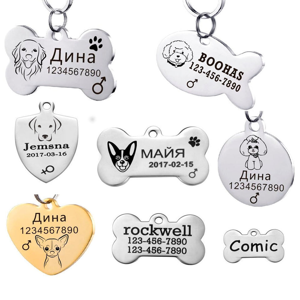 Stainless Steel Dog Tags