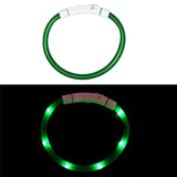 Rechargeable Flashing Night Dog Collars